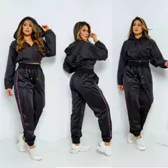 Kit 2 Calça Feminina Chimpa Com Bolsos