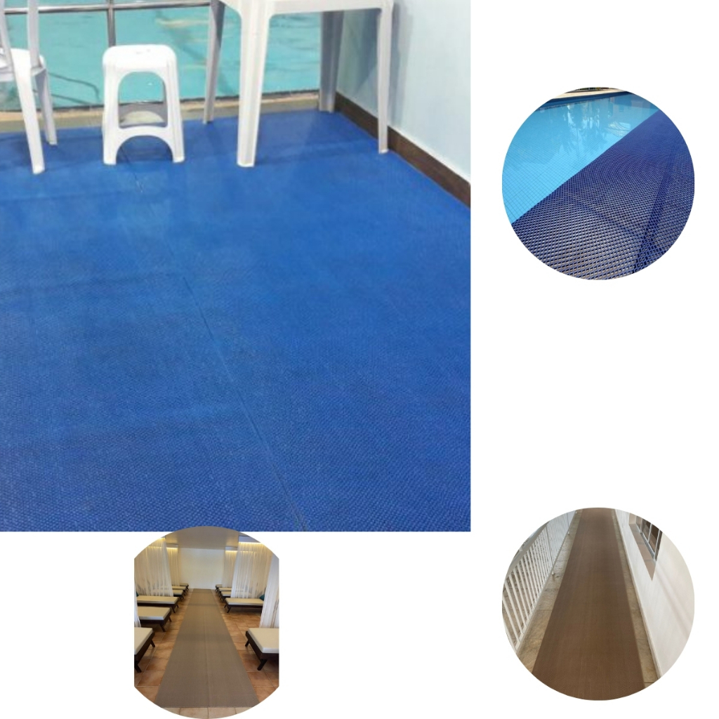 Novo Tapete Antiderrapante  Vazado Para Cozinha Banheiro Box Piscina Sauna Área de Serviço Diversos