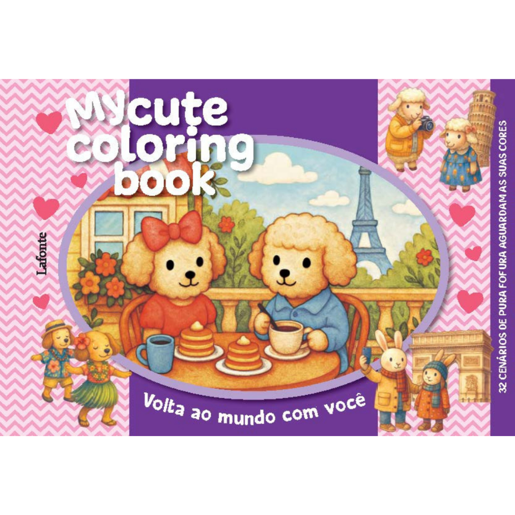 Volta Ao Mundo Com Você - Capa Dura Espiral - My Cute Coloring Book