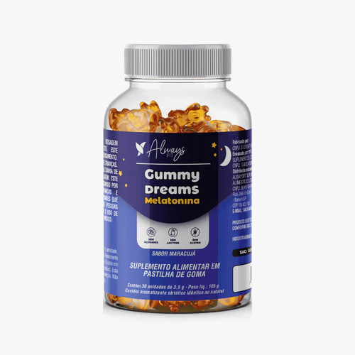 GummyDreams - Melatonina em Gomas - 30 Gummies - 1 Unidade