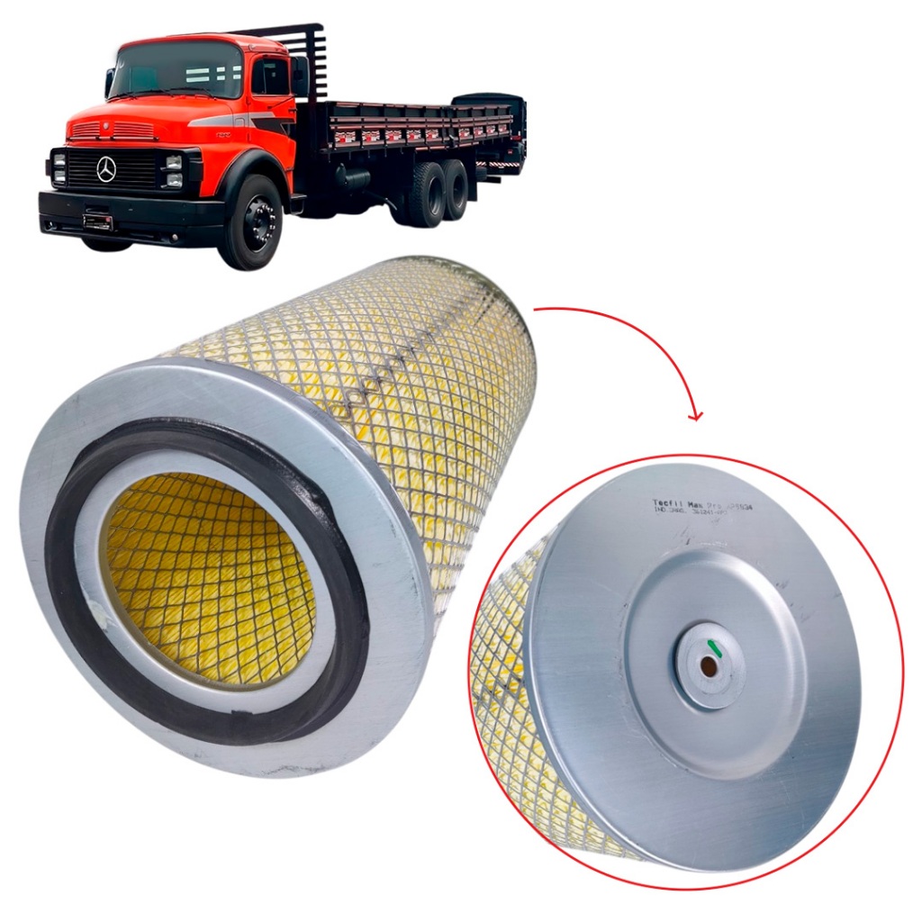 Filtro Ar Tecfil Ap9834 Mb Om352 1113/1313 Caminhão/ônibus em Oferta na Shopee
