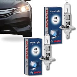 Kit Com 2 Lampadas Farol Alto / Baixo Bosch Original H1 12V 55W Halogena