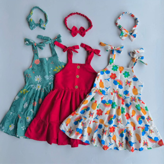 Kit Vestido Infantil | Kit Roupa Infantil Menina 1, 2, 3 ANOS em Oferta na Shopee