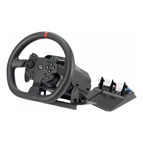 Volante Gamer Force Feedback Pc/ps4/xbox Preto Cambio Tipo H Joystick Volante Iracing Automobilista