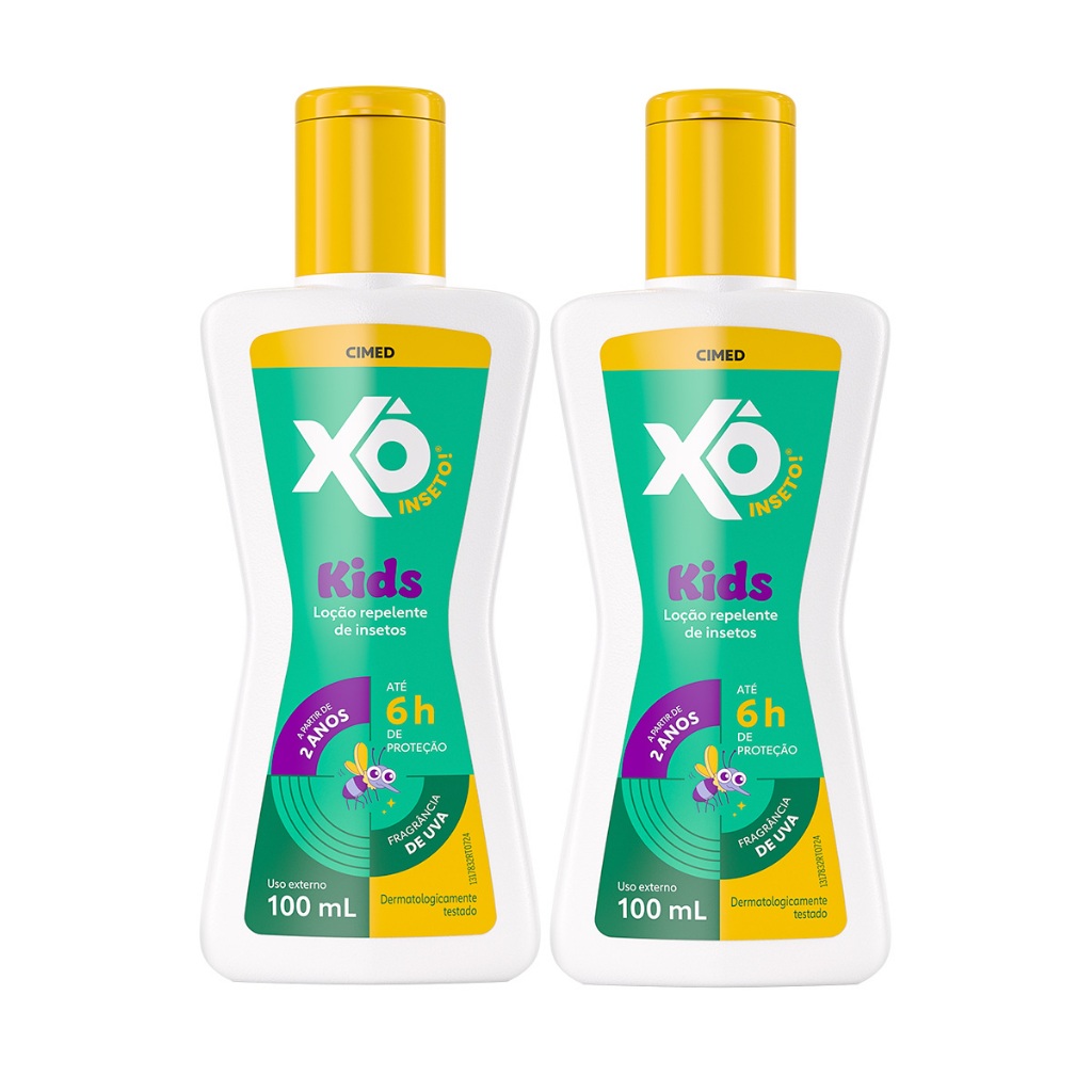 Kit 2 und Xô Inseto Kids Loção 100ml em Oferta na Shopee