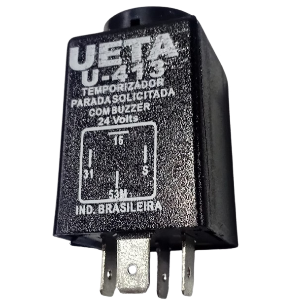 Rele Parada Solicitada Com Campainha 24v 4 Terminais