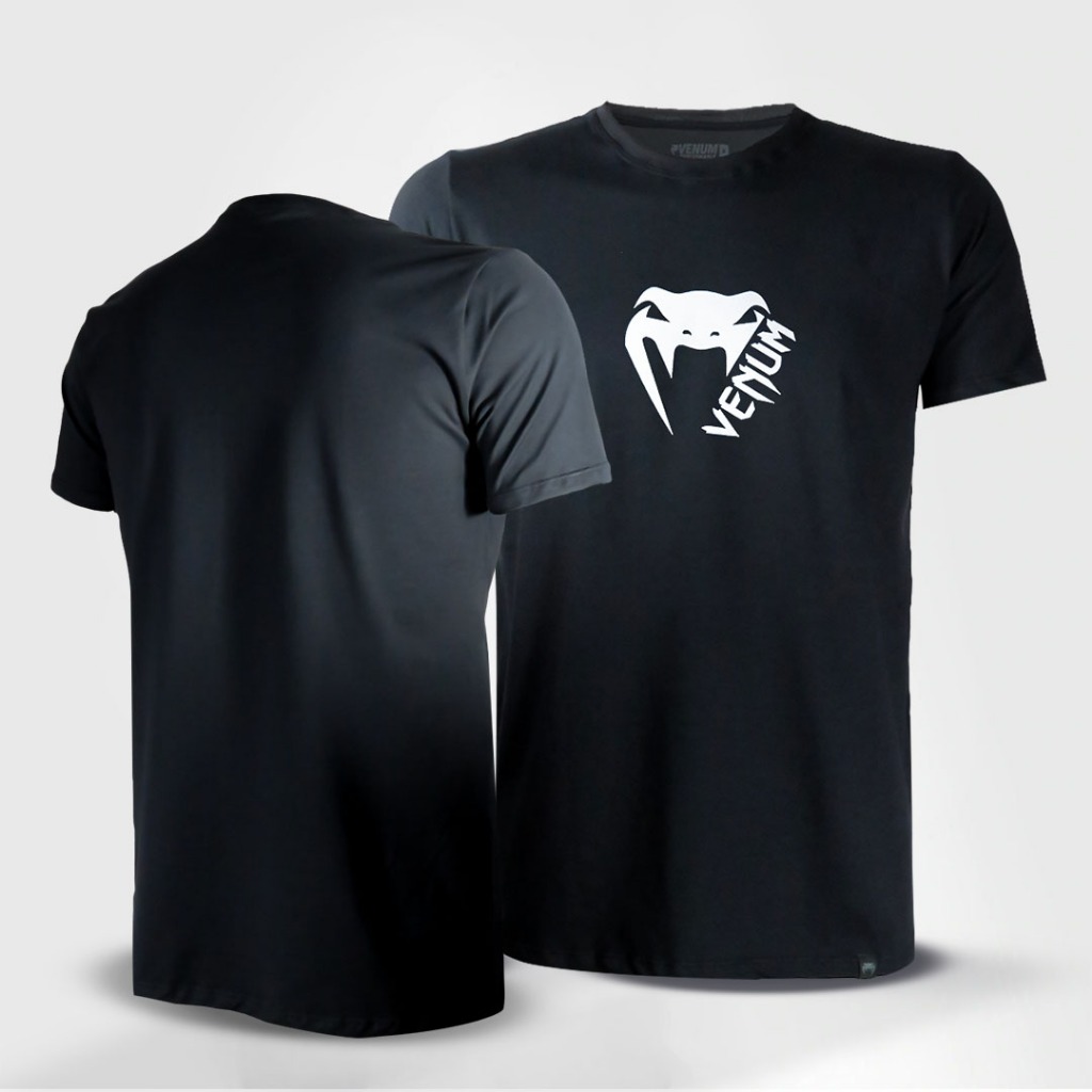 Camiseta Masculina Venum Basic Light Preto - Men Clothes