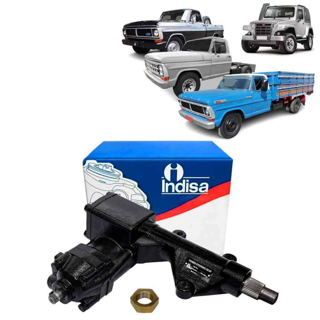 Caixa Direção Hidráulica Nova Igual Cx Zf Ford F1000 2000 4000 Antiga Ate 06 1989 Troller T4  Eixo Comprido