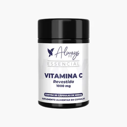 Vitamina C Revestida (Microencapsulada) - 1000mg - 60 Cápsulas - 1 Unidade