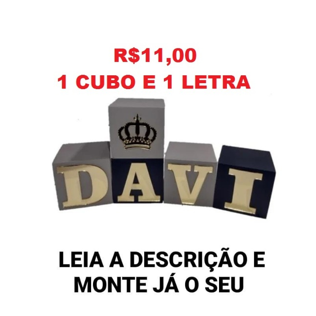Cubos Letras Bebê: Onde Comprar | BuscaProdutos