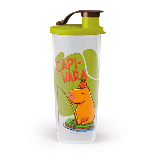 Tupperware Copo com Bico Capivaras 470ml