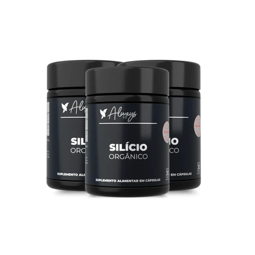 Silício Orgânico (SiliciuMax®) com Vitamina E - 30 Cápsulas - 3 Unidades