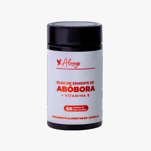 Óleo de Semente de Abóbora 1340mg em cápsulas com Vitamina E - 60 Cápsulas - 60