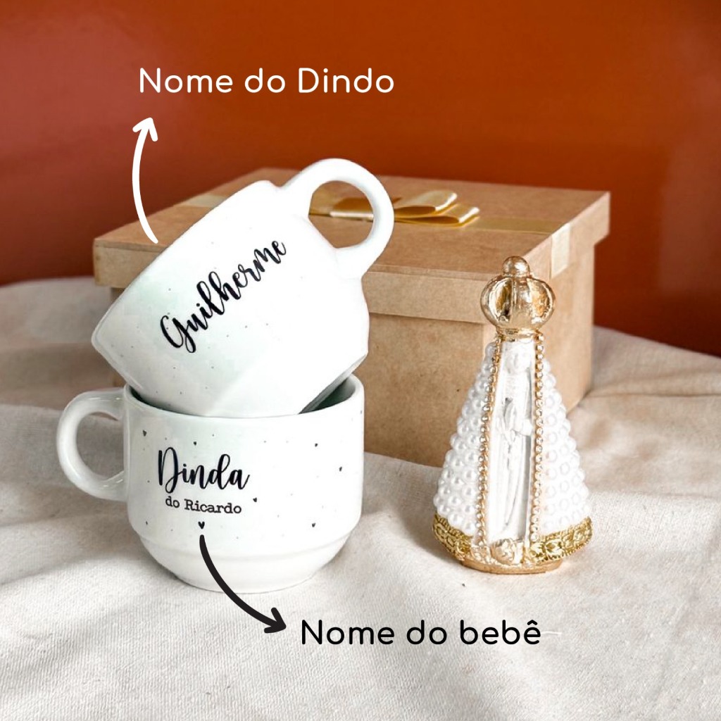Kit Padrinhos Consagração/Batismo com Nossa Senhora
