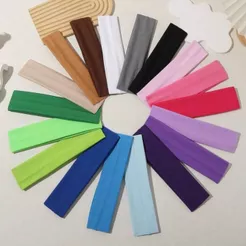 Faixas de Cabelo Penteados Esportes Judô Corrida Yoga jiujitsu Academia Dança Branco Preto Marrom Claro e Marrom Escuro