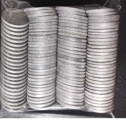 60 moedas 1 Cruzeiro alumínio BC/MBC (1957-1958-1959-1960-1961)