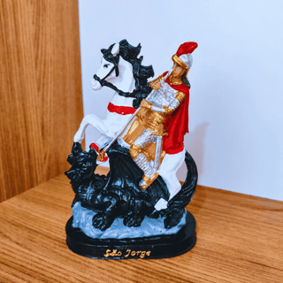 Imagem de São Jorge em Resina - 15cm Arte Sacra Religiosa em Oferta na Shopee