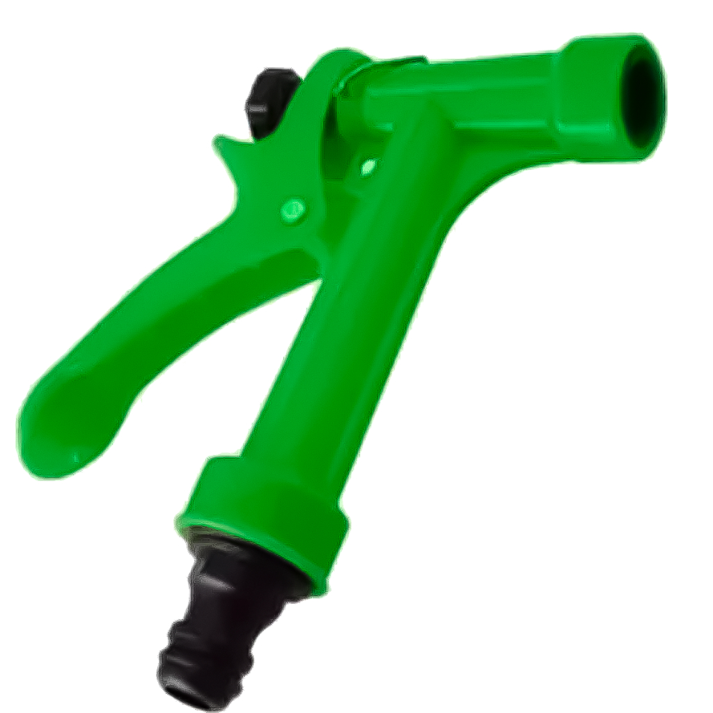 Esguicho Tipo Pistola Mangueira Em PVC Irrigar Molhar Jardim Jardinagem 1/2Pol. Bico Água Casa