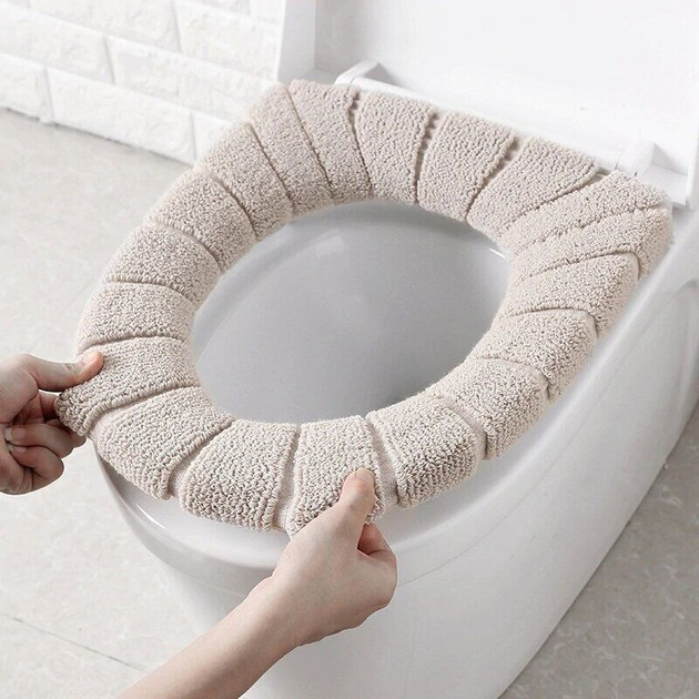Capa Assento De Vaso Sanitário Almofada Sanitária Confortável Lavável Protetor Para Banheiro