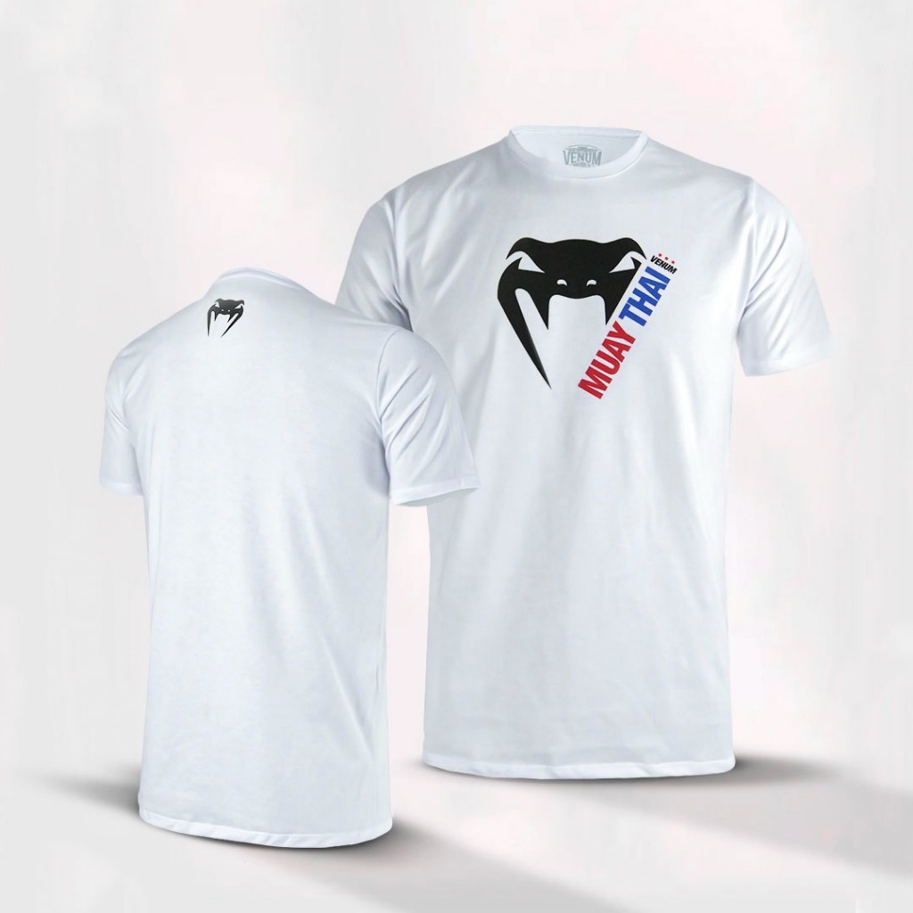 Camiseta Venum Basic Light Muay Thai Branco - Men Clothes
