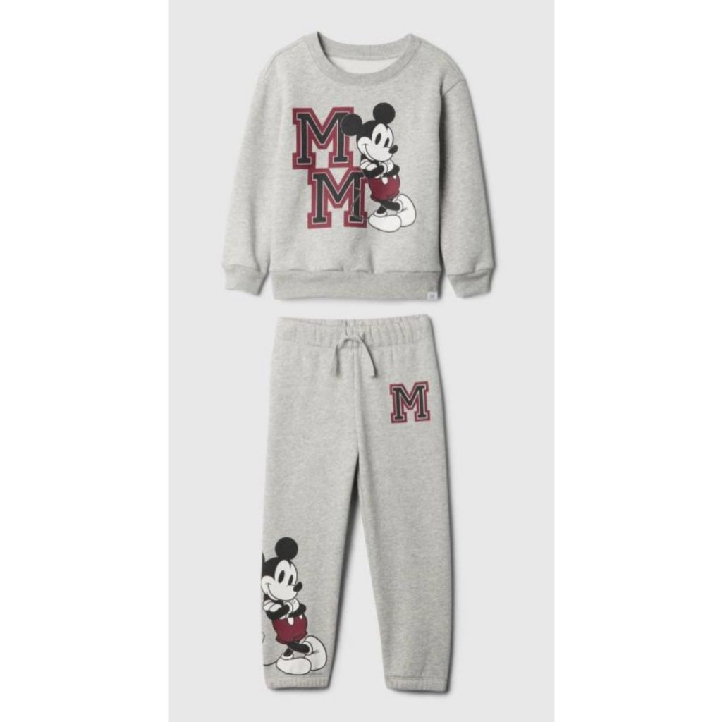 MOLETOM GAP MICKEY CINZA - 6/12M, 12/18M, 2T, 3T, 4T