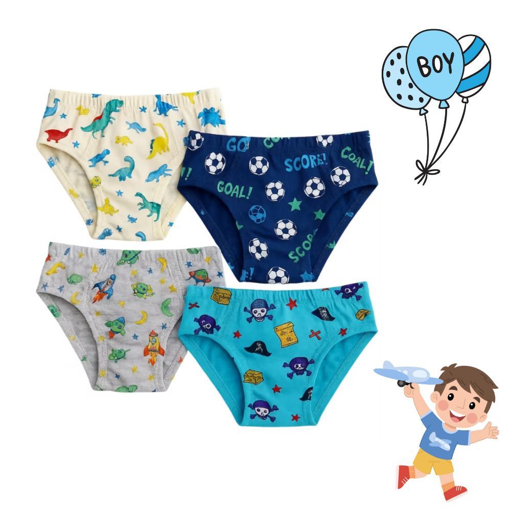 Kit 10 Cueca Slip Infantil C/ Forro - Cueca Infantil Algodão