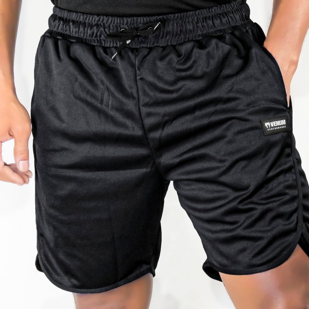 Short Venum Treino Basquete Slim Fit Dark Alta Resistência Preto em Oferta na Shopee