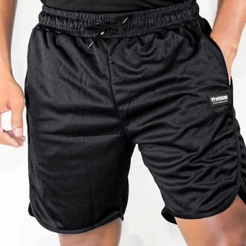 Short Venum Treino Basquete Slim Fit Dark Alta Resistência Preto