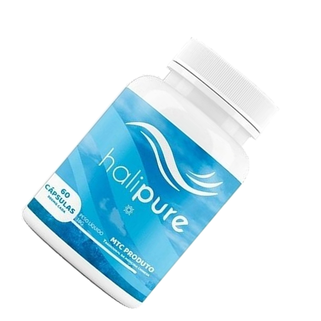 suplemento alimentar em cápsulas halipure 180 caps 3 potes
