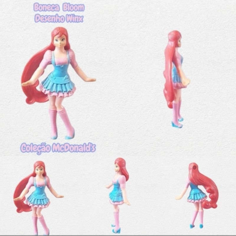 Boneca Bloom Desenho Winx Club coleção mcdonald's conforme fotos