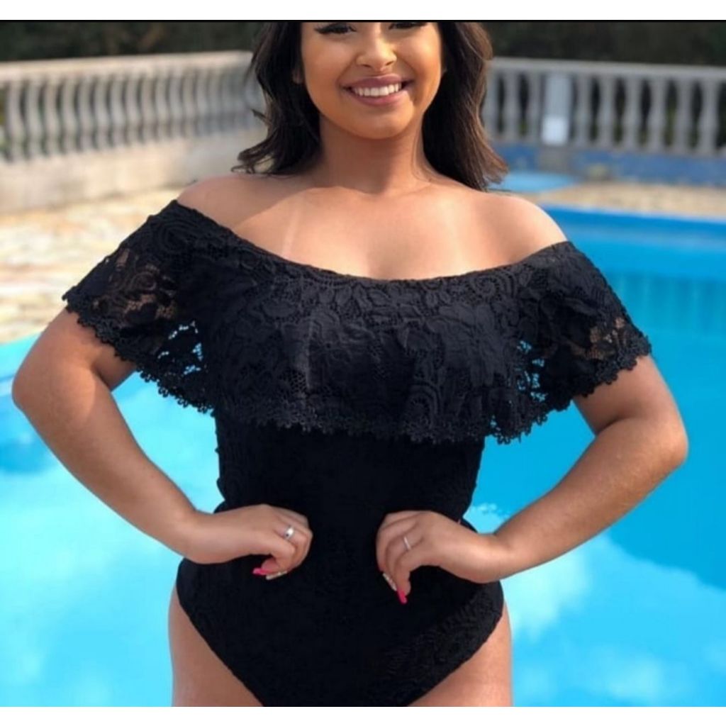 Body Ciganinha em Renda com Bojo