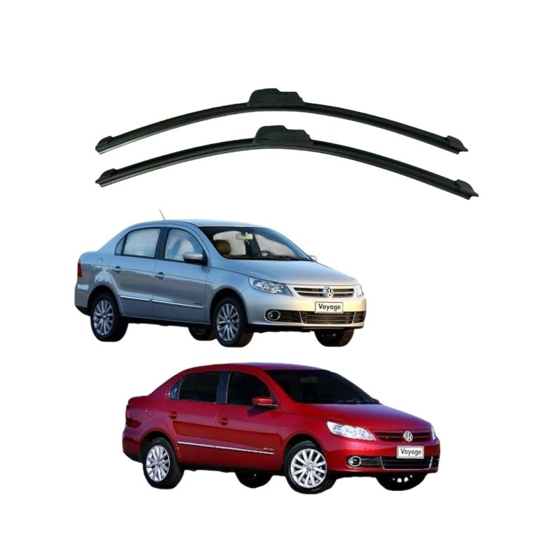 Par Palhetas Limpador De Parabrisa Dianteiro Para Volkswagen Voyage 2008 2009 2010 2011 2012 em Oferta na Shopee