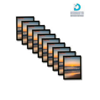 Kit 10 Porta Retrato 15x21 A5 Com Acetato Moldura Preta ou Branco Para Decoração e Fotos em Oferta na Shopee
