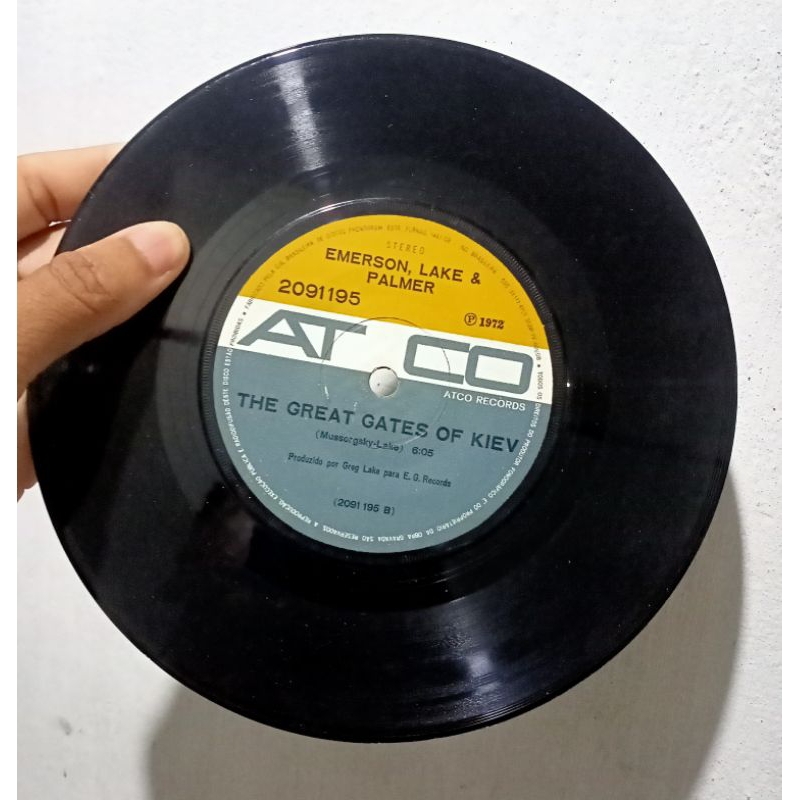 Compacto Vinil Emerson Lake & Palmer - Nutrocker/The Great Gates of Kiev (Rock/1972)