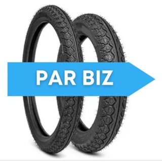 Par pneu Biz Dianteiro 60/100/17 e e Traseiro 80/100/14 em Oferta na Shopee