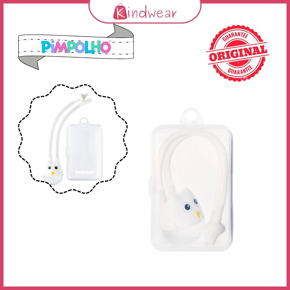 Aspirador Nasal para Bebê Pimpolho por Sucção com Estojo Higiênico e Sem Estojo Higiêncio
