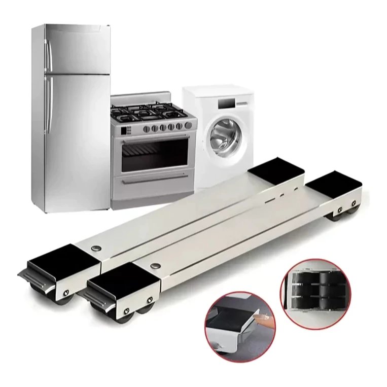 prateleira controle Base Móvel Universal com Rodas para Eletrodomésticos - Suporte até 200kg 4 Rodízios Ajustável 40-69c