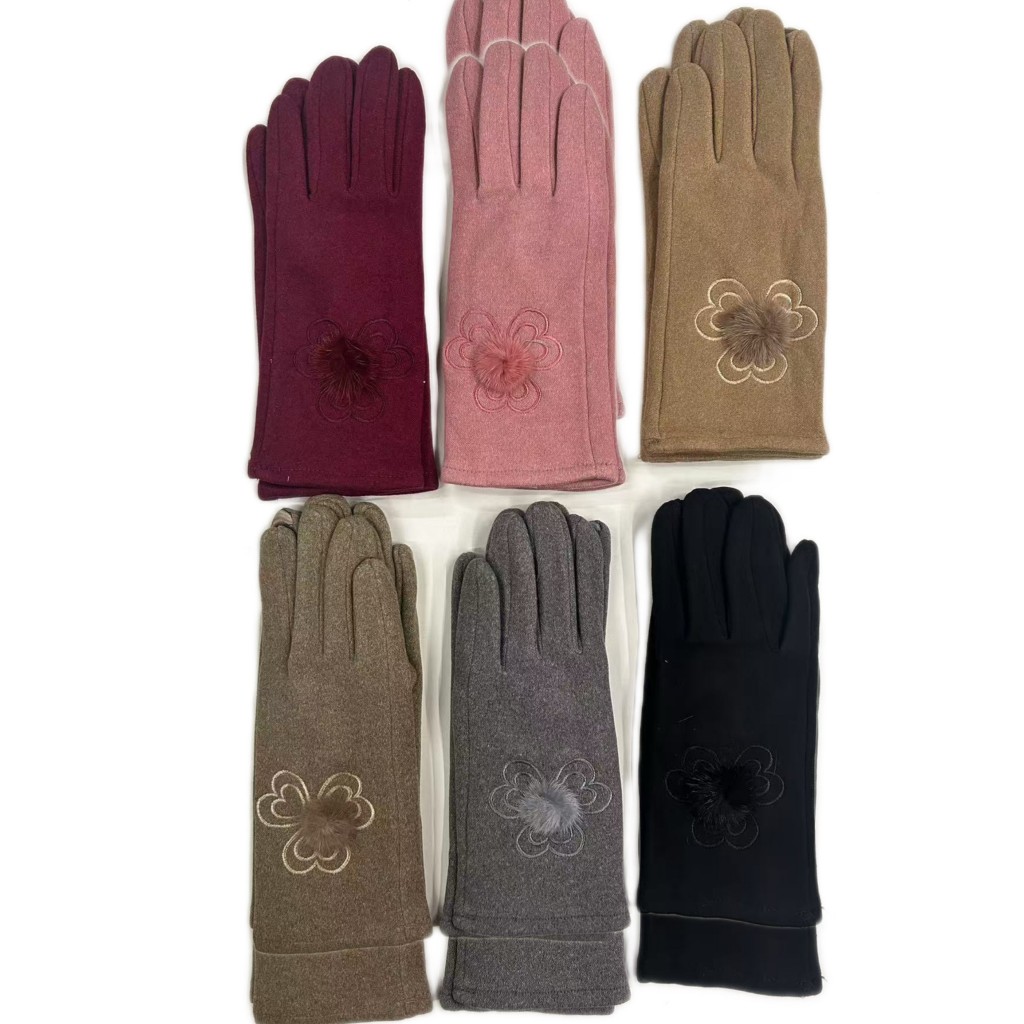 Luvas Femininas Touch Screen Pelucia Forrado Grosso F-36