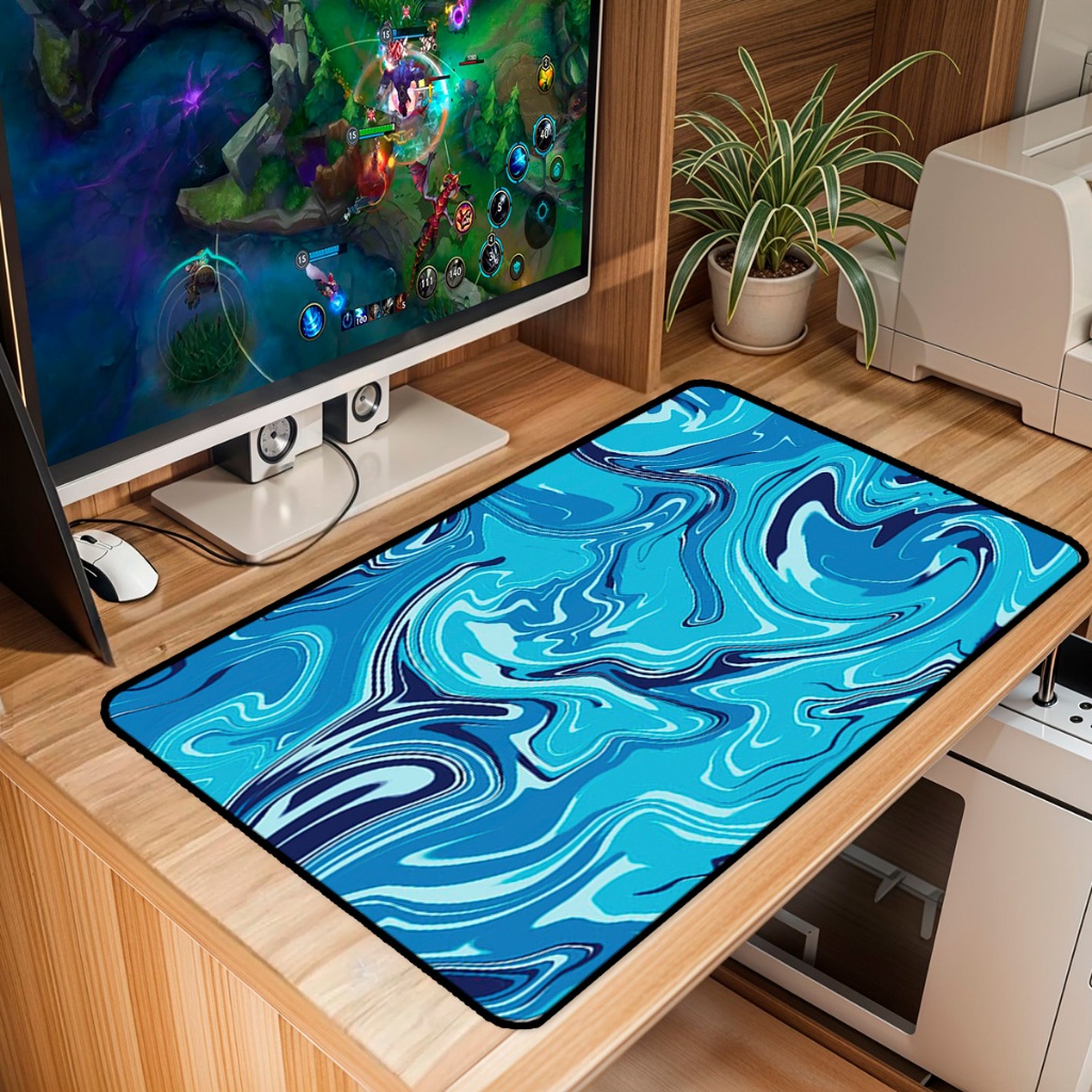Mouse Pad Gamer Grande Antiderrapante 65x30 70x35 80x35 90x40 90x50 120x60 Cm Borda Costurada em Oferta na Shopee