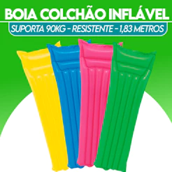 Boia Colchão Bronzeador Inflável 1,83m Piscina Praia Mor