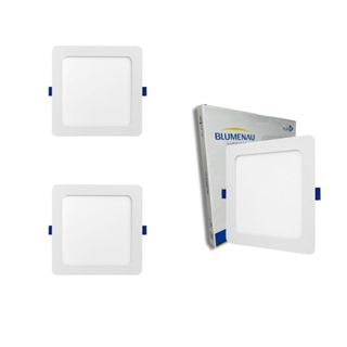 Kit 2 Painel Plafon Quadrado Embutir 12w Play Blumenau Iluminação 6500k 4000k 3000k em Oferta na Shopee