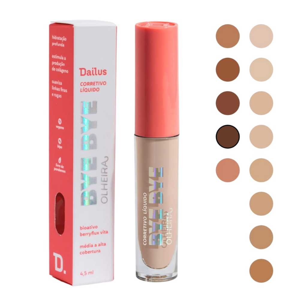 Dailus Corretivo Liquido Bye Bye Olheira - Escolha o Seu em Oferta na Shopee