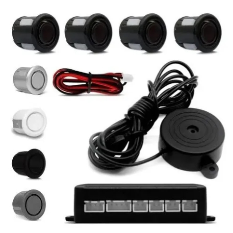 Sensor De Ré Estacionamento Somente Aviso Sonoro Sem Display Carro 12v