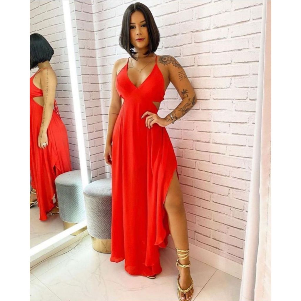 Vestido feminino Nanda,vestido feminino,vestido longo