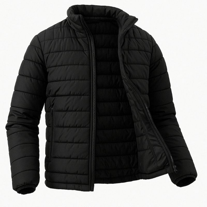 Jaqueta Puffer Masculina Plus Size Blusa de Frio Intenso Bobojaco Capuz Removivel
