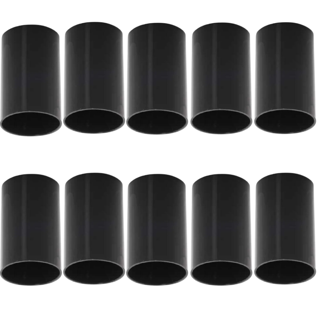 10 Tampas Cilíndrica branca brilhante Para Perfumaria recrave15mm