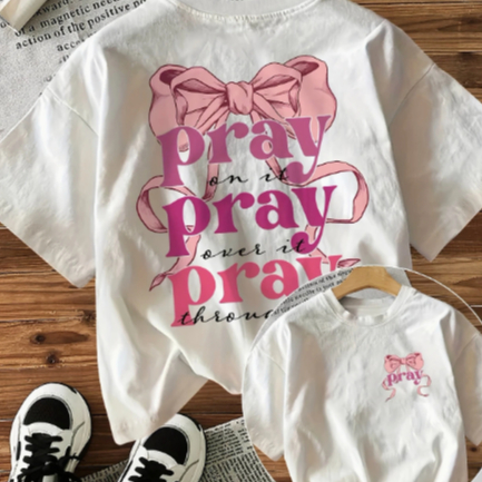 Blusa Feminina Algodão Casual Laço Pray Rose Estilo Coquette Moda Verão Confortavel