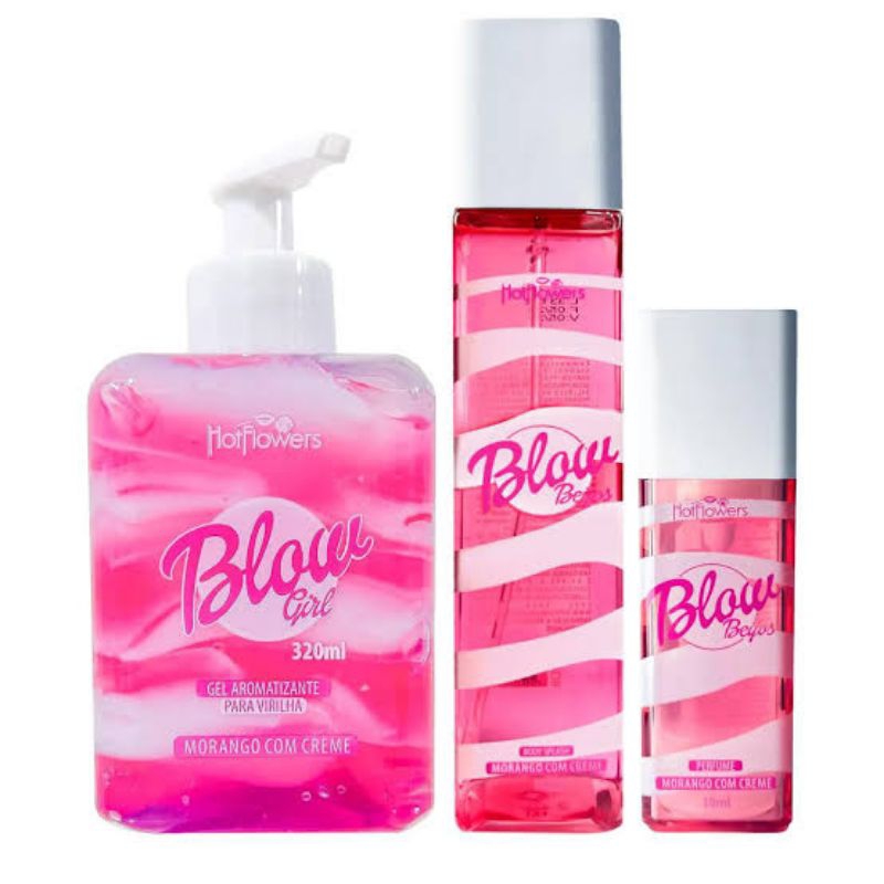kit Blow Girls Perfume+ body Splash+ creme hidratante