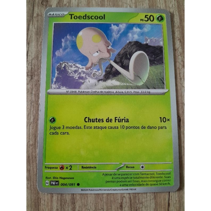 Carta Pokemon Toedscool Original SP