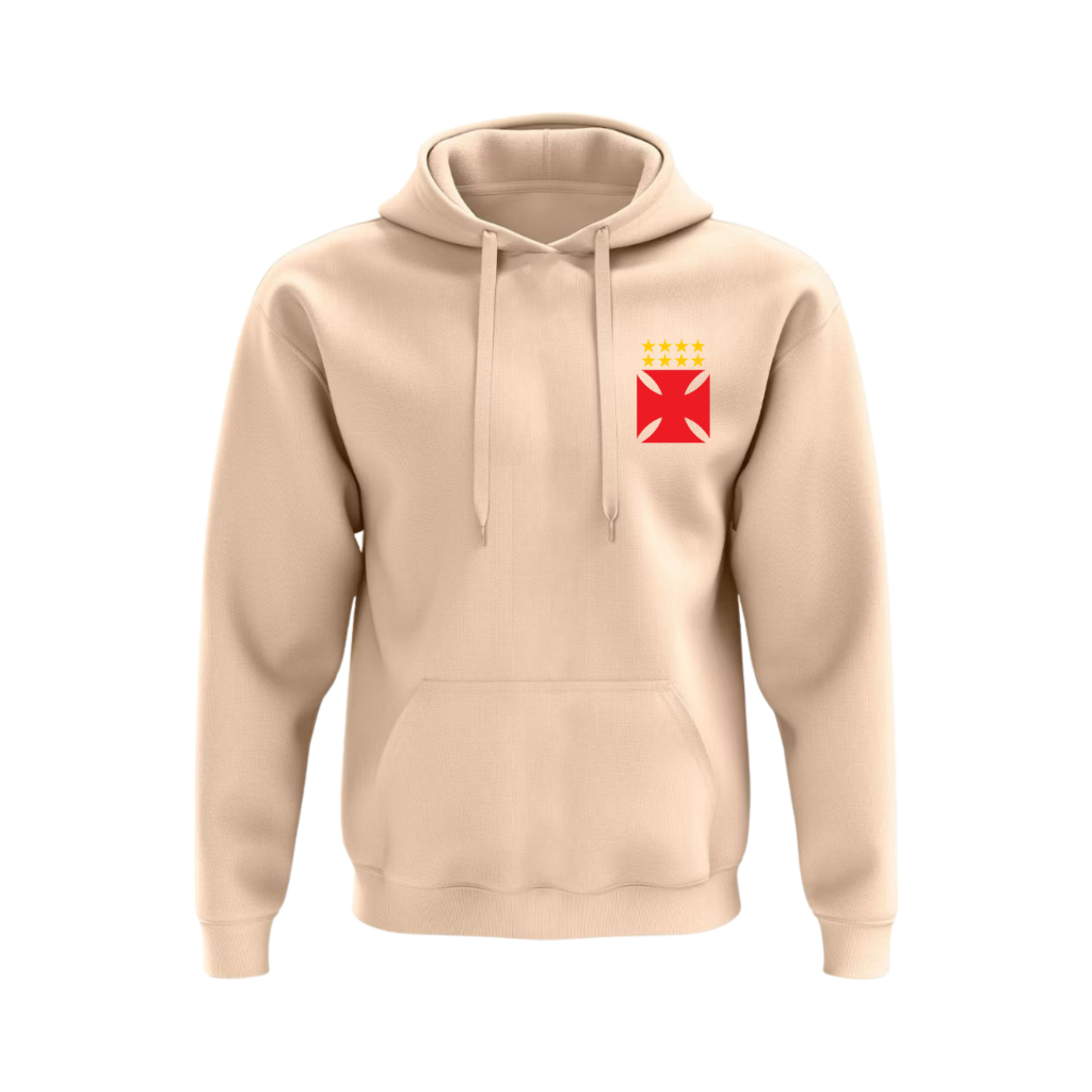 Moletom Blusa de Frio Casaco Sueter Feminino Masculino Unissex Flanelado Preto Bege Vasco RJ